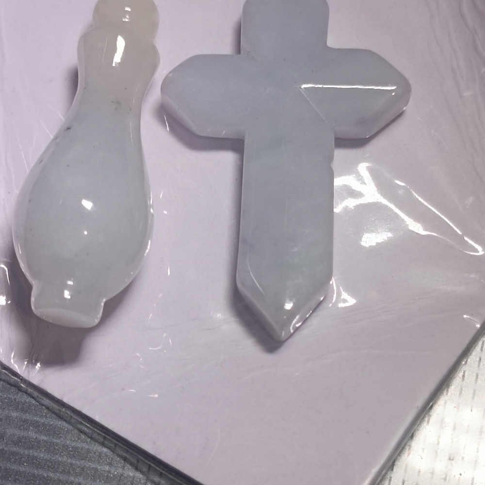 Lucky  Jade pendant x2
